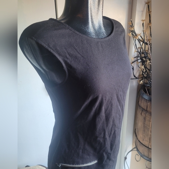 Marc New York Black Sleeveless Sheath Dress 6 - Picture 3 of 7